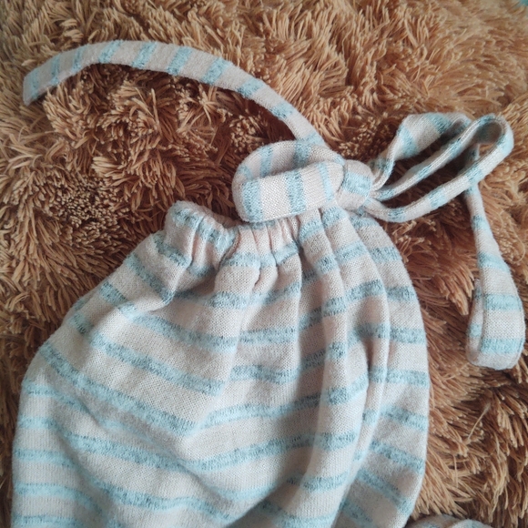 Ana a new approach women's long sleeve striped pink pale sweater size L - Picture 7 of 9